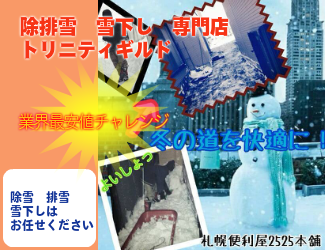 札幌の除雪はお任せください 除雪専門業者にリンク
